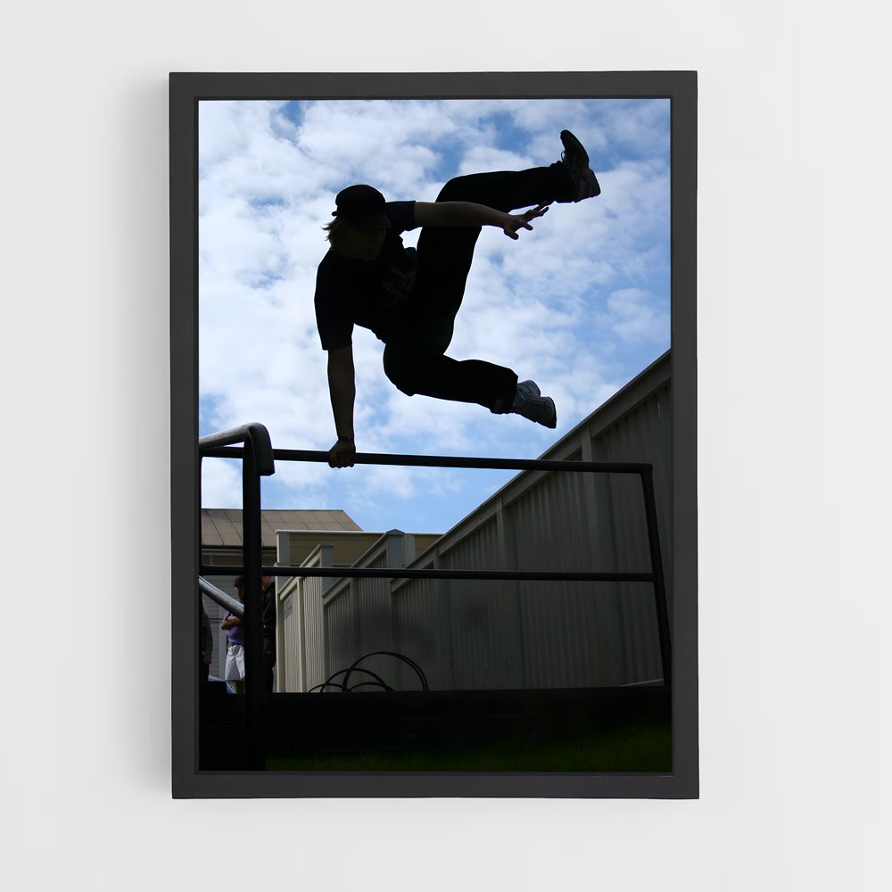 Poster Parkour freerunning – affiche Parkour et freerun (vue 2)